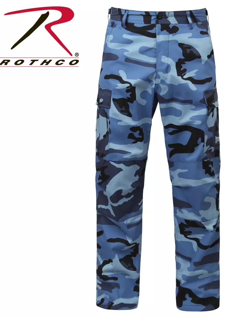 Reisitaskuhousut, Sky Blue Camo - Reisitaskuhousut - ROT24 - 1