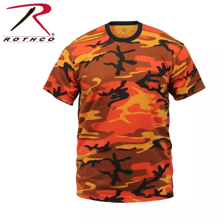 Rothco Oranssi camo tpaita - T-paidat - ROT54 - 1
