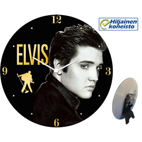 Seinä-/pöytäkello Elvis, halk. 17 cm - Kellot - KE154 - 1