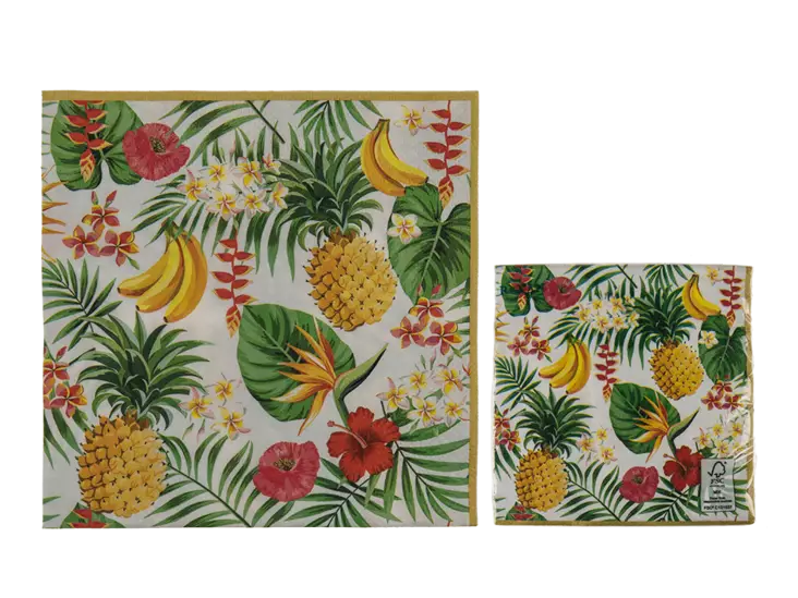 Servetti Tropical, 20 kpl 33 x 33 - Servetit - SER64 - 1
