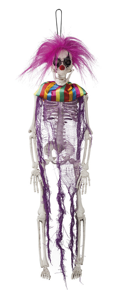 Skeleton Crazy clown - Kallot, Halloweenrekvisiitta - HOR194 - 1