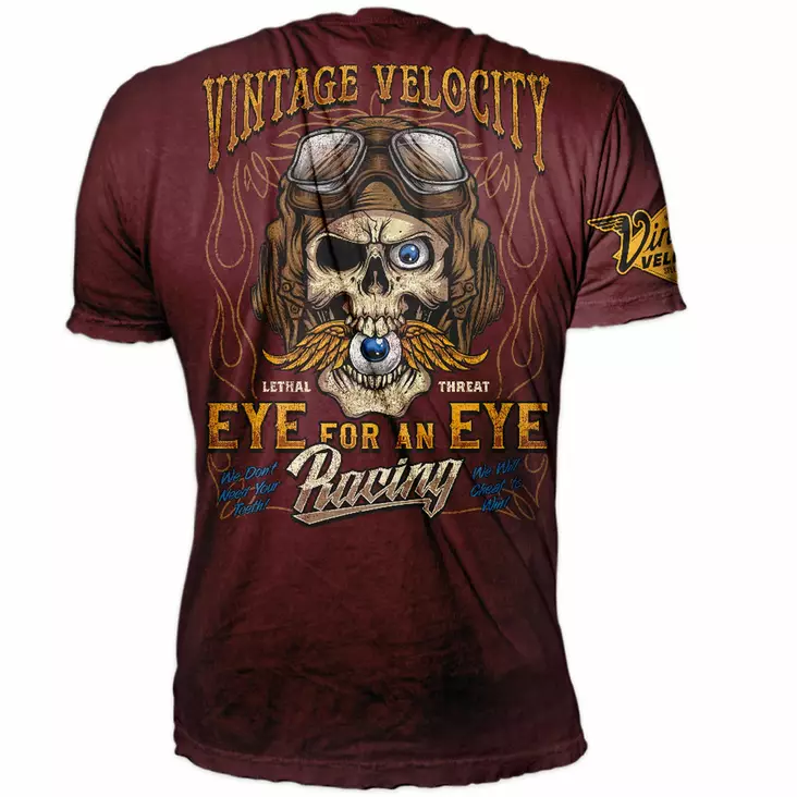 T-paita Lethal Tread Punainen silmä vint - T-paidat - LET14 - 1