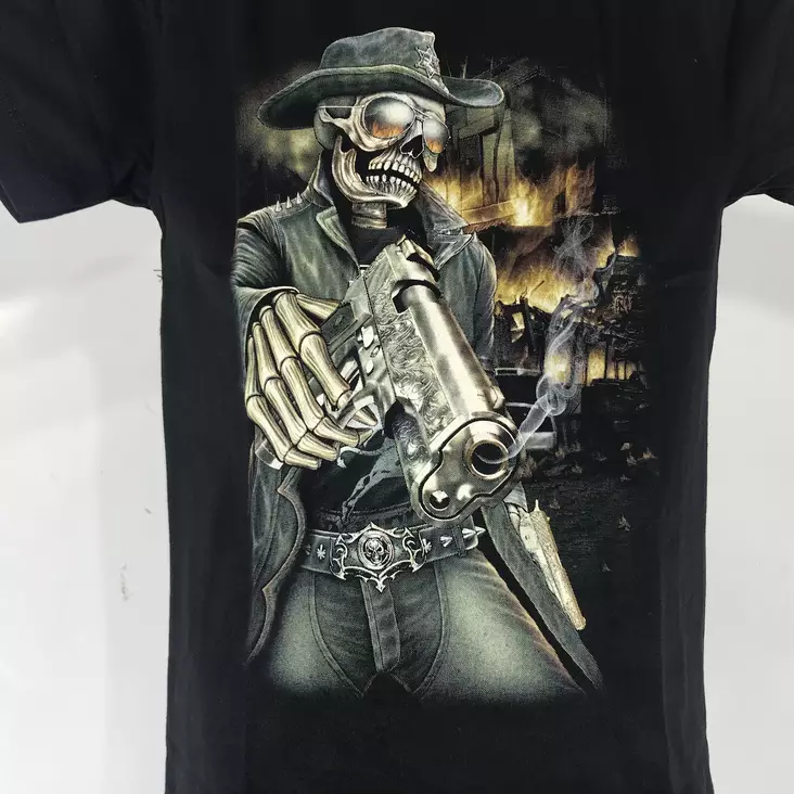 T-paita, Skeleton cowboy, Glow - T-paidat - KID474 - 1