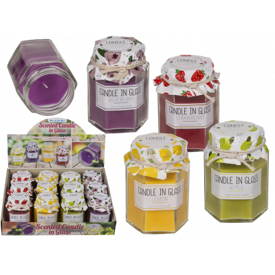 Tuoksukynttilä lasipurkissa - Kynttilät, suitsukkeet - PRT1024 - 1