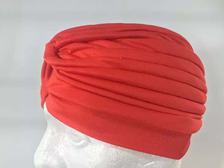 Turbaani, punainen - Hiuskoristeet - HAT64 - 1