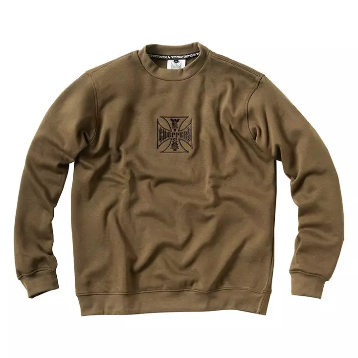 WCC Pitkähiha Parts Crewneck, Oliivi - Pitkähihaiset paidat - WCC244 - 1