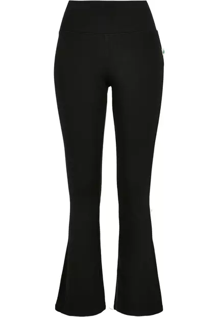 Bootcut Leggings, musta - Leggingsit - HO675 - 1