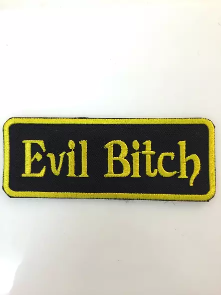 Kangasmerkki-Evil Bitch-etukuva - Kangasmerkit - K1295 - 1