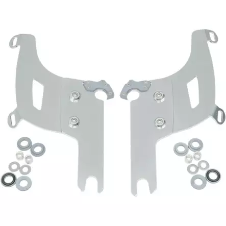 MOUNTING KIT TRIGGER-LOCK BULLET-FAIRING POLISHED - Tuulilasit ja etumaskit - 23200085 - 1