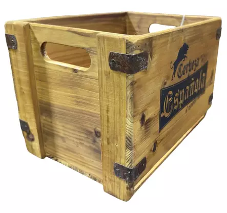 Puinen Olutlaatikko Cerveza - Säilytys - PUU145 - 2