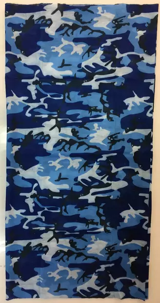 Putkihuivi, Camokuviot silmillä, sininen - Putkihuivit - B185 - 1