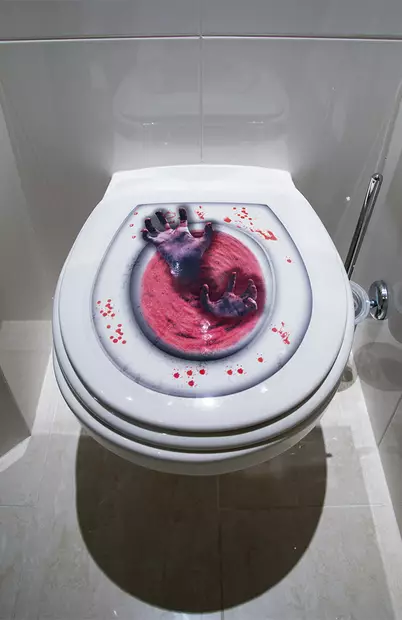 Toilet sticker, bloody hands - Oheistuotteet - TAR245 - 2