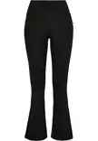Bootcut Leggings, musta - Leggingsit - HO675 - 1