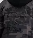 Alpha MA-1 Zip Hood Back EMB Camo - Pilottitakit - ALP105 - 3