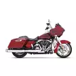 EURO 4 MUFFLER SLIP-ON 4.5" CHROME W/CHROME END CAPS - Pakoputket ja niiden osat - 18011375 - 1