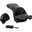 EXPLORER SEAT WITH DRIVER BACKREST HARLEY DAVIDSON - Satulat ja satulanpäälliset - 08020205 - 1