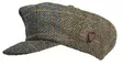 Flatcap Tweed Ruskea siniraidoin - Flat Capit - LC795 - 5