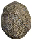 Flatcap Tweed Ruskea siniraidoin - Flat Capit - LC795 - 2