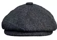 Flatcap Tweed, tummansininen - Flat Capit - LC775 - 4