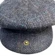 Flatcap Tweed, tummansininen - Flat Capit - LC775 - 5
