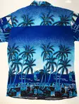 Havaijipaita palmut, sininen - Kauluspaidat - KP225 - 4