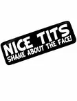 Kypärätarra, Nice Tits - Tarrat - TAR75 - 1