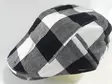 LASTEN flatcap valkomusta ruutulippis - Flat Capit - LC535 - 4