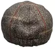 Lätsä Harmaa tweed ruutuviivoin - Flat Capit - LC815 - 3