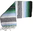 Mexico viltti, Green/Light Blue/White - Kodin tekstiilit - MEX55 - 2