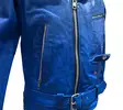 Nahkatakki Electric Blue Brando Biker - Nahkatakit - T635 - 3