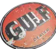 Peltikyltti GULF dealer retro - Taulut, kehykset - PELT145 - 2
