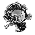 Pinssi Skull Roses - Pinssit - PNS605 - 1