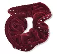 Punainen samettiscrunchie - Hiuskoristeet - PIN345 - 1