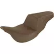 Step Up Seat - Rear Lattice Stitched - Brown - FLH - Parts ryhmättömät - 08011285 - 1