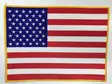 USAn lippu ISO 24X18 ei liimaa - Kangasmerkit - K1365 - 3