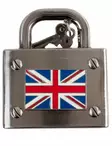 Vyönsolki, lukko brittilippu - Soljet - VS755 - 1