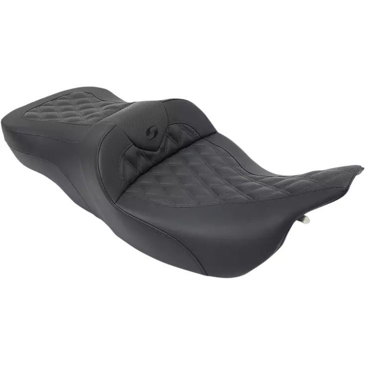 2-UP SEAT ROAD SOFA LS FRONT|REAR SADDLEGEL™ PLAIN BLACK - Satulat ja satulanpäälliset - 08010945 - 1