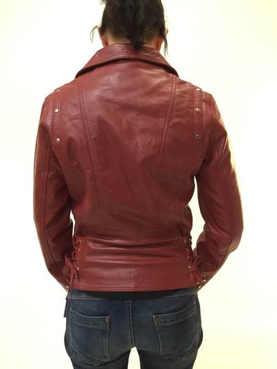 Nahkatakki, Ready-3 Punainen - Leatherheaven.com Verkkokauppa