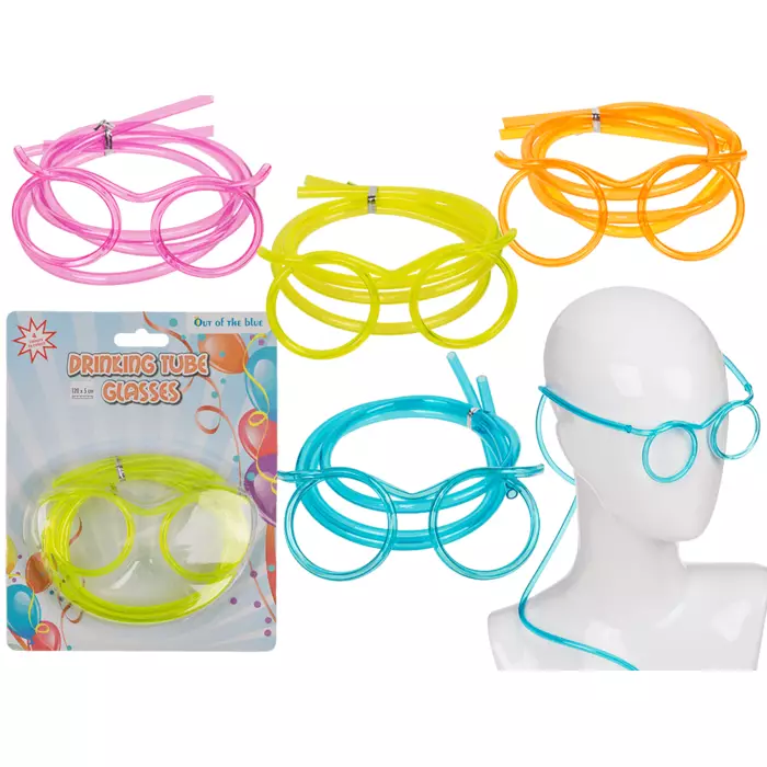 Juomapillilasit, neljä värivaihtoehtoa - Synttäri- ja juhlatarvike - LELU335 - 1