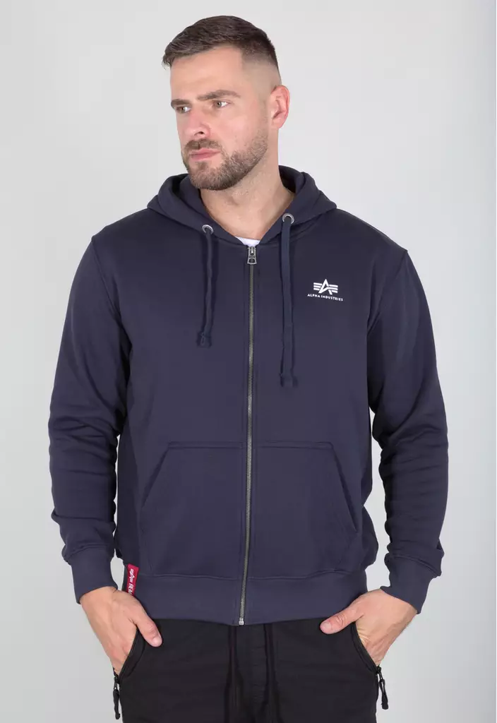 Alpha huppari rep blue vetoketjulla - Hupparit - ALP55 - 1