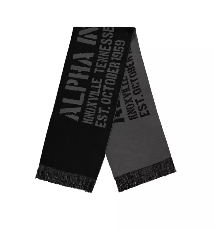 Alpha Logo-huivi, musta - Huivit - ALP145 - 1