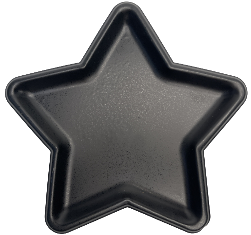 Alunen tähti 1-kpl alusta mattamusta - Koriste-esineet - 6350415 - 1