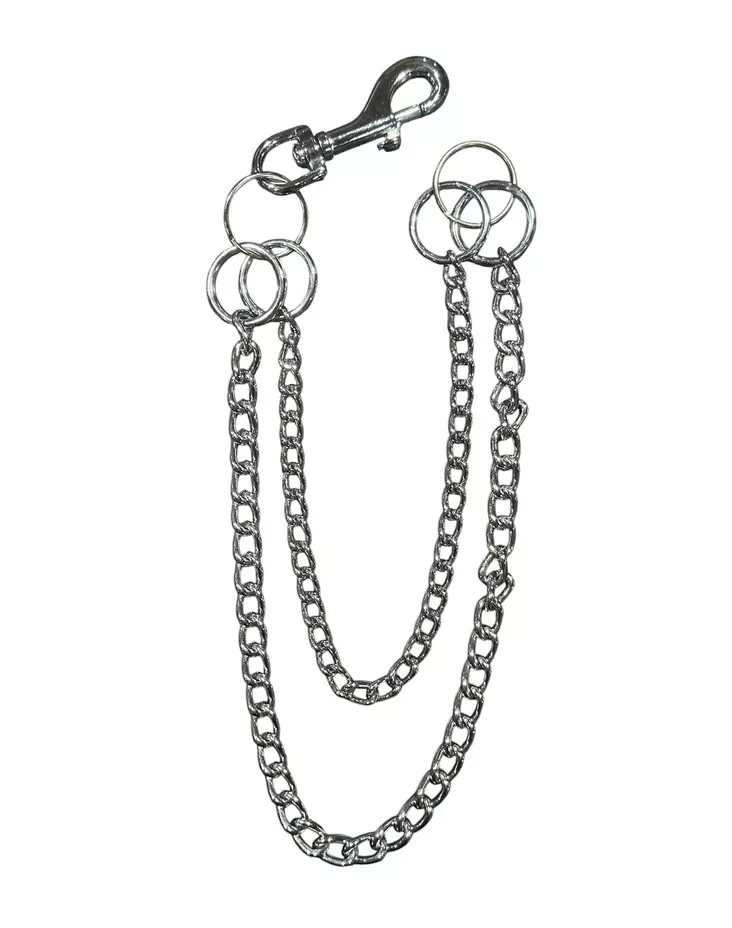 Avainketju kromi, Kaksoisketju 40 cm - Avainketjut - KJ215 - 1