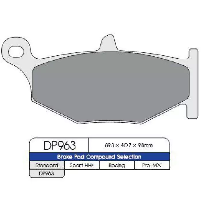 BRAKE PAD DP SINTERED REPLACEMENT STREET TOURING OFF-ROAD/ATV - Jarrupalat - 17210655 - 1