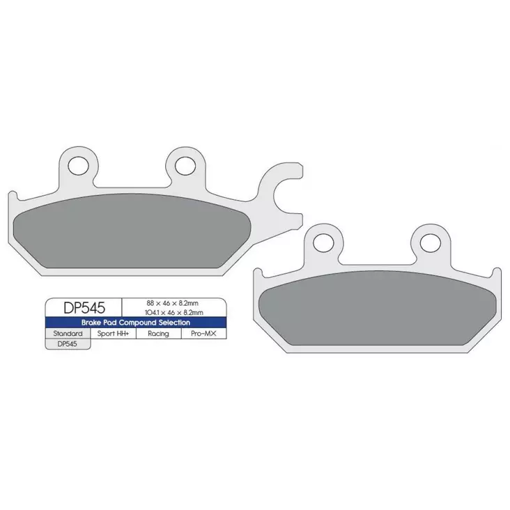 BRAKE PAD DP SINTERED REPLACEMENT STREET TOURING OFF-ROAD/ATV - Jarrupalat - 17211905 - 1