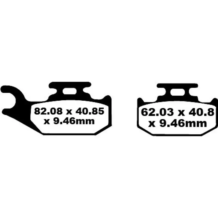 BRAKE PAD FA-TT SERIES CARBON FIBER - Jarrupalat - 17220275 - 1