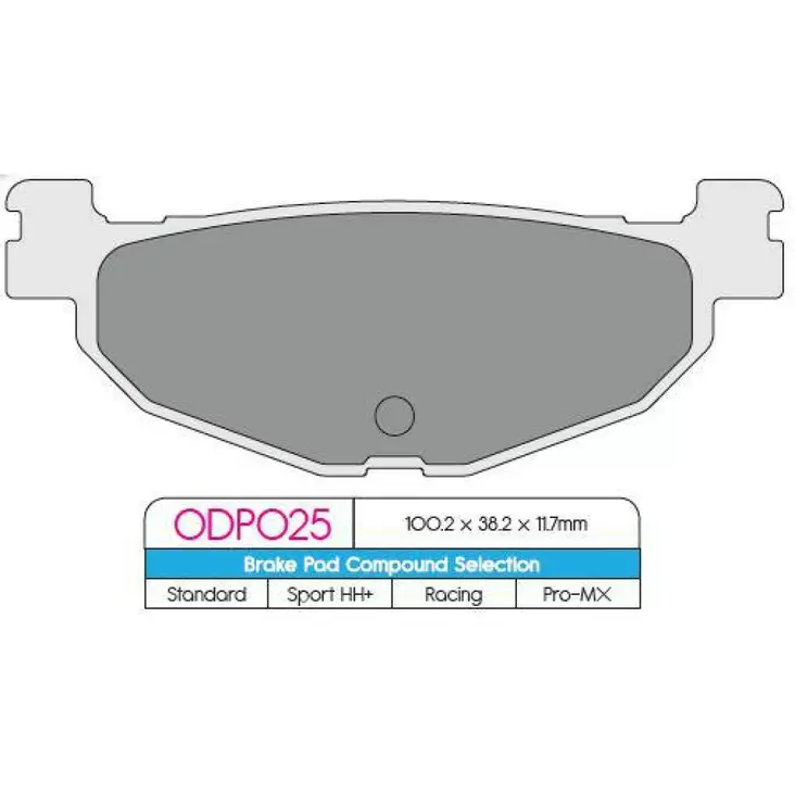 BRAKE PAD ORGANIC SCOOTER - Jarrupalat - 17200605 - 1