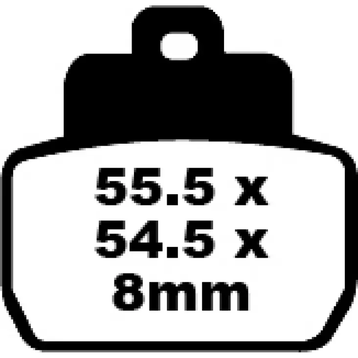 BRAKE PAD SFA SERIES ORGANIC - Jarrupalat - 17220355 - 1