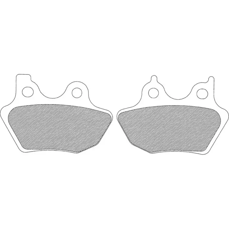 BRAKE PAD SINTERED - Jarrupalat - 17211365 - 1