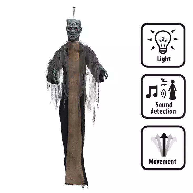 Dead Fred 180 cm, valo ääni liike - Kallot, Halloweenrekvisiitta - HOR605 - 1